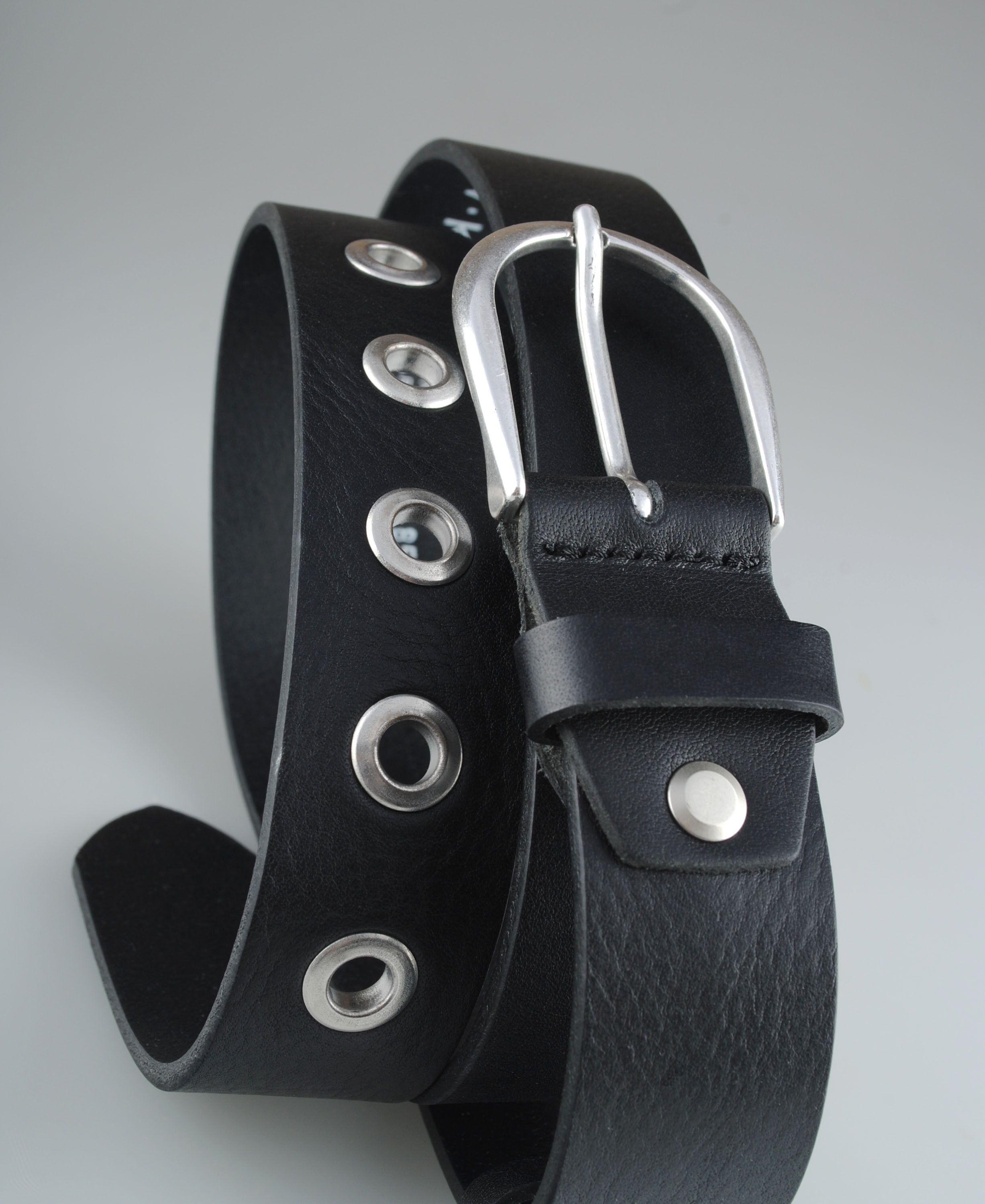 D10231/30 Belt, Black w. silver