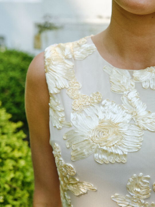 Tiranna Big Flower Mesh Dress