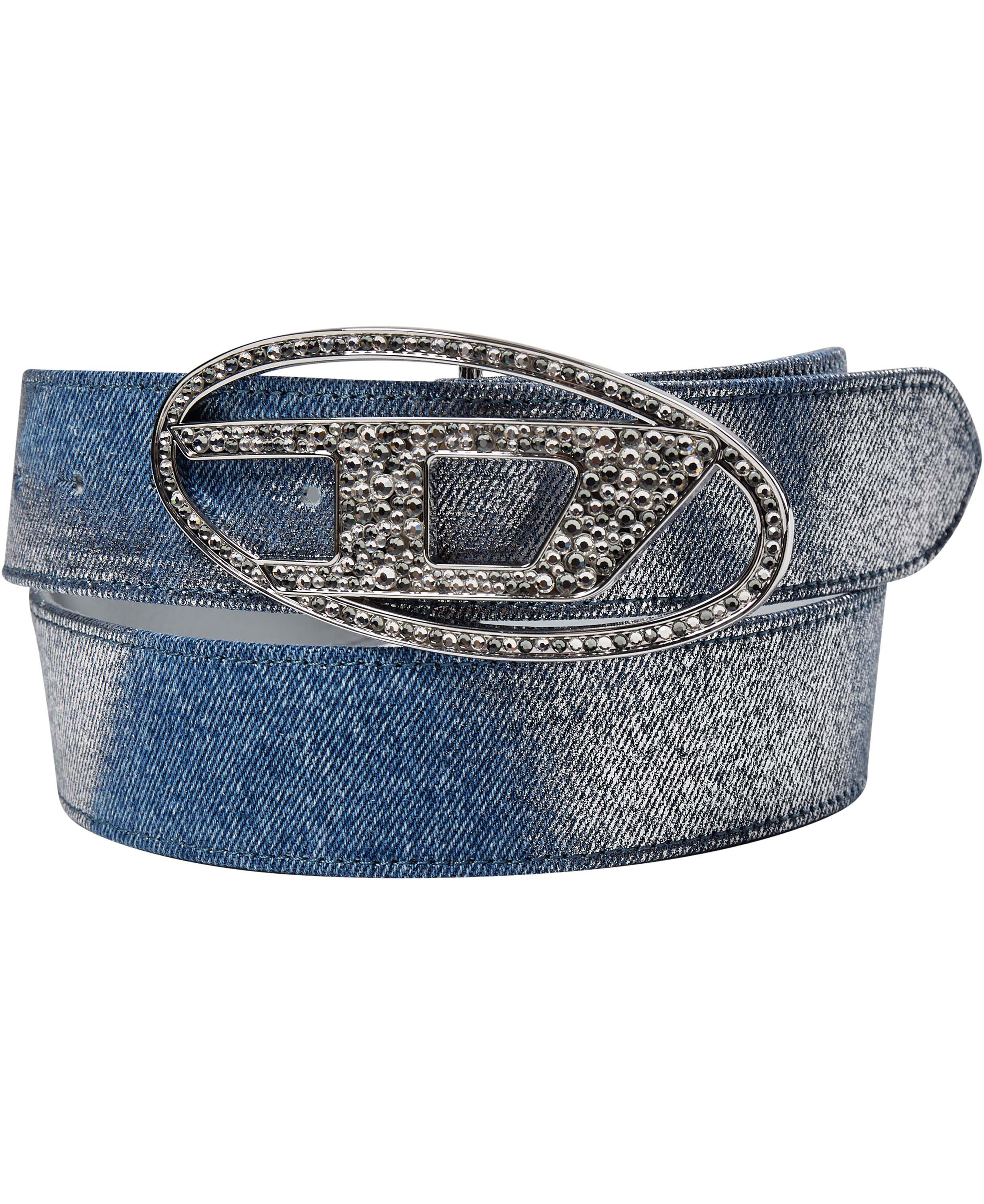 OVAL D LOGO B-1DR STRASS belt
