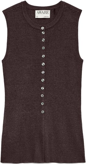 AWUKINO SL O-NECK KNIT VEST