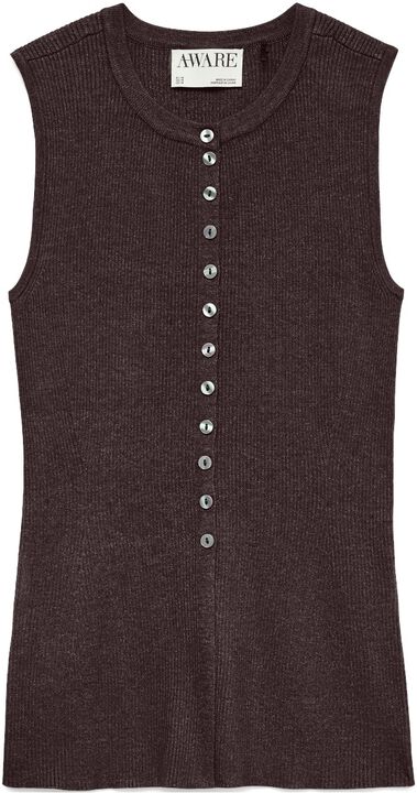 AWUKINO SL O-NECK KNIT VEST