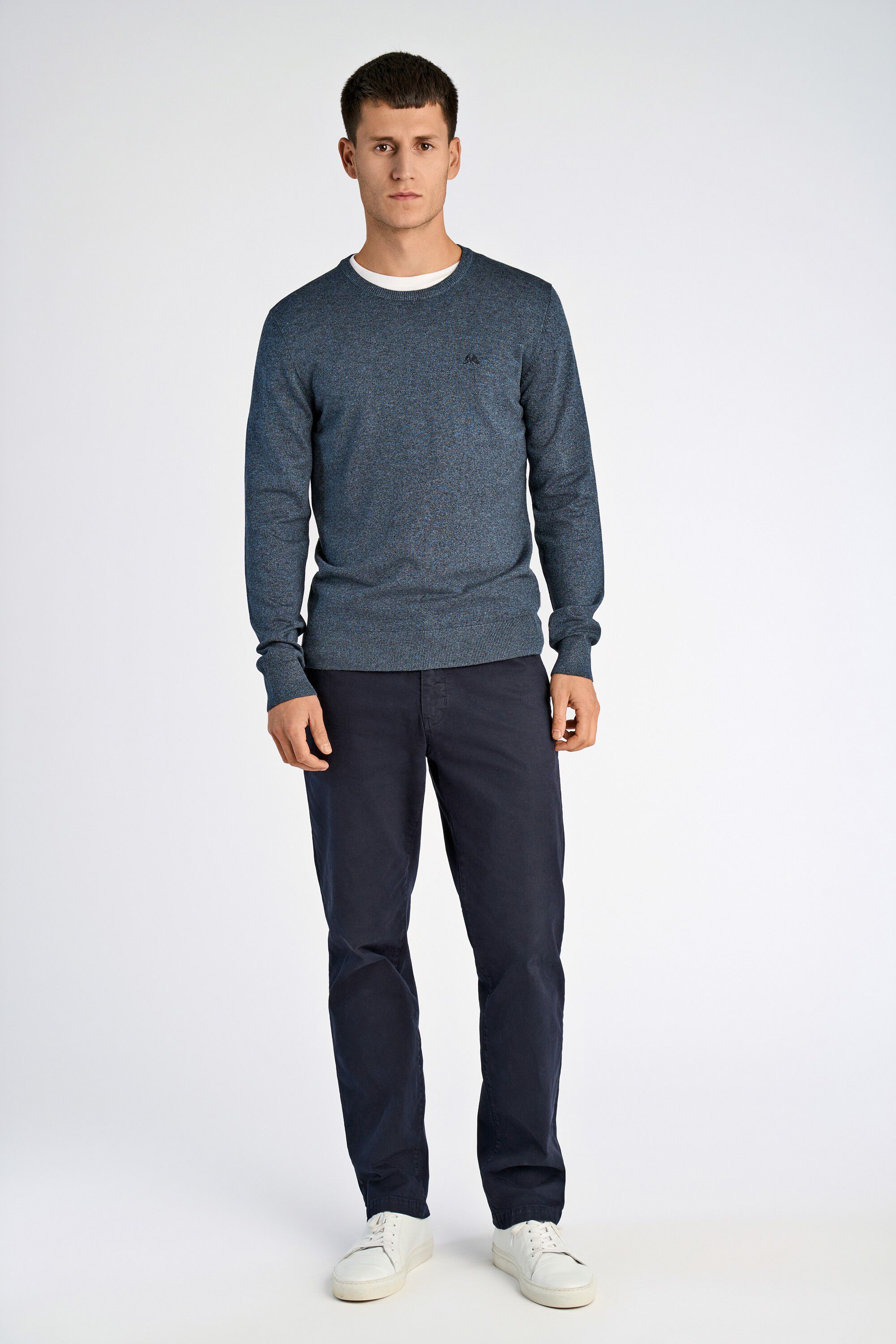 Ecovero L/S o-neck knit