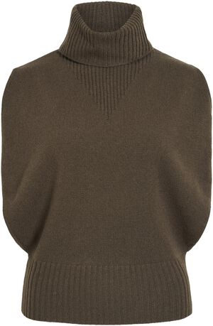 ROUCLEO ROLL NECK KNIT VEST/PF