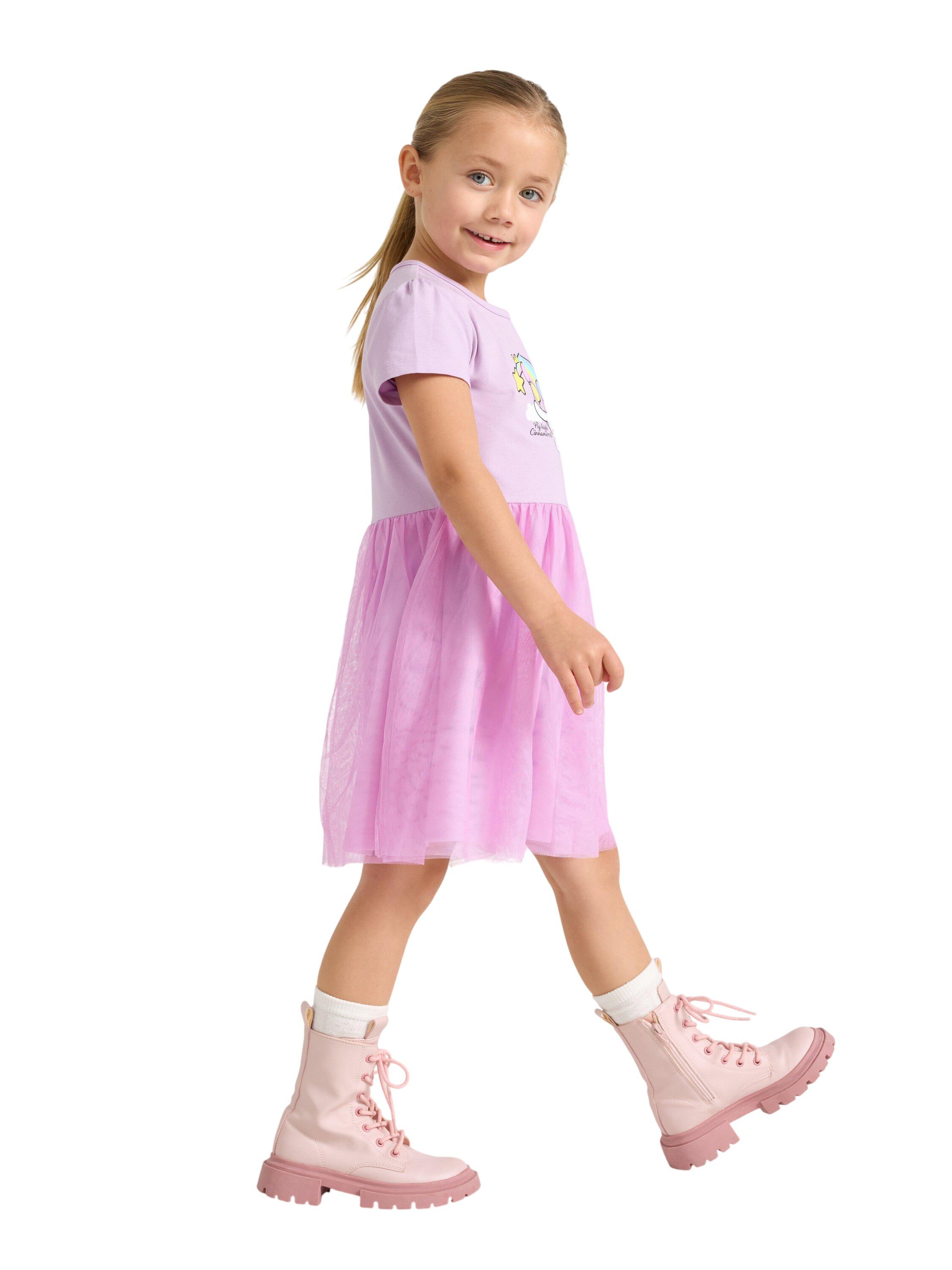 Soft dress in jersey with short sle