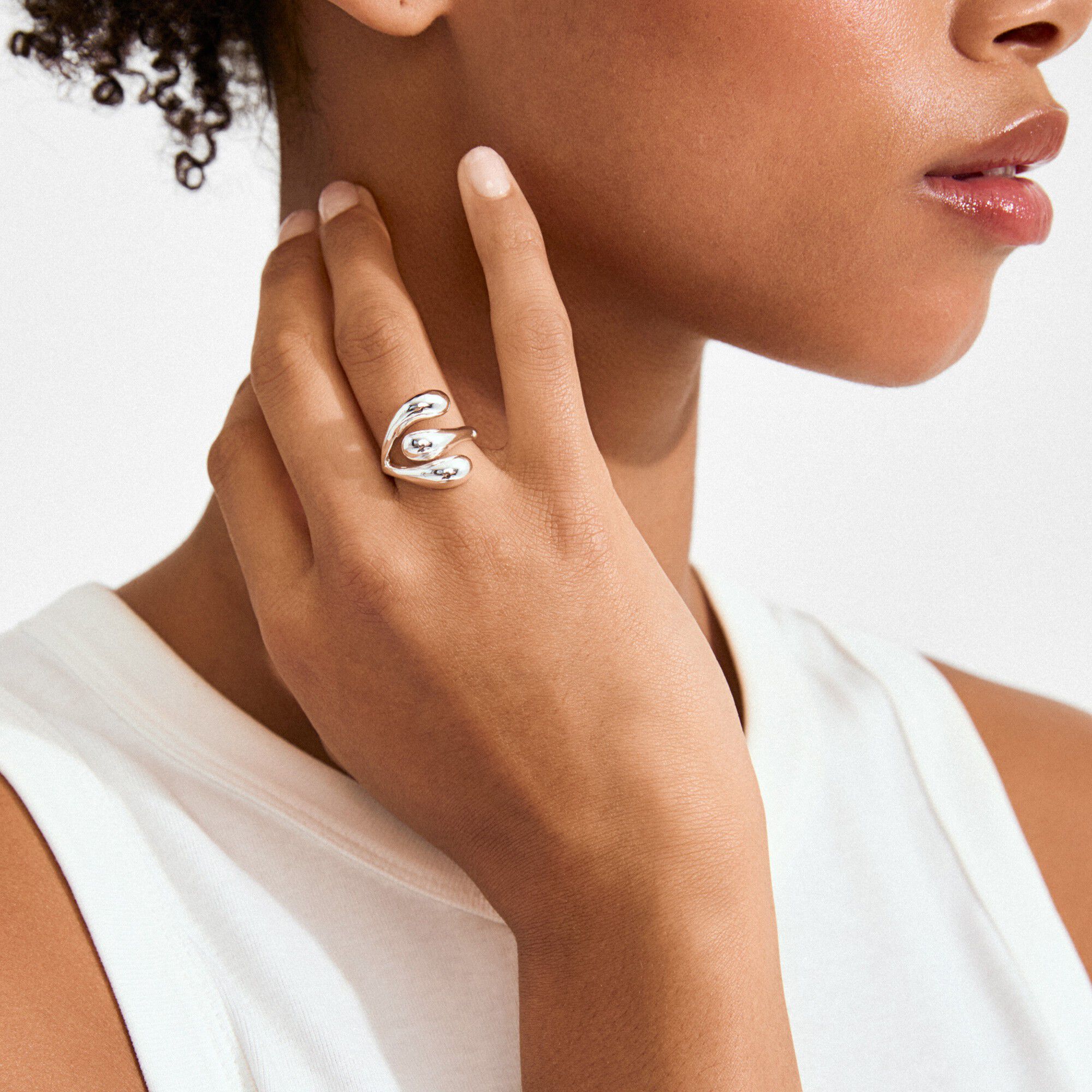 JENNINGS ring silver-plated