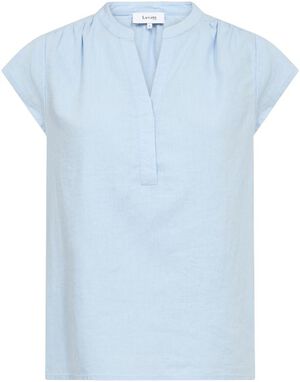 LR-NAJA 19 Bluse Lysebl&aring;