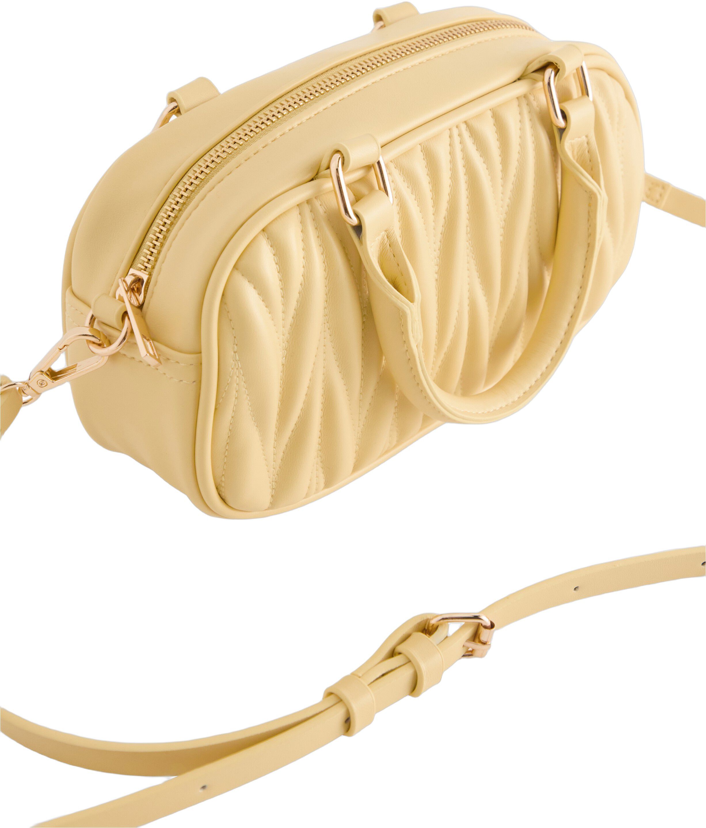 Small shoulder bag in imitation lea