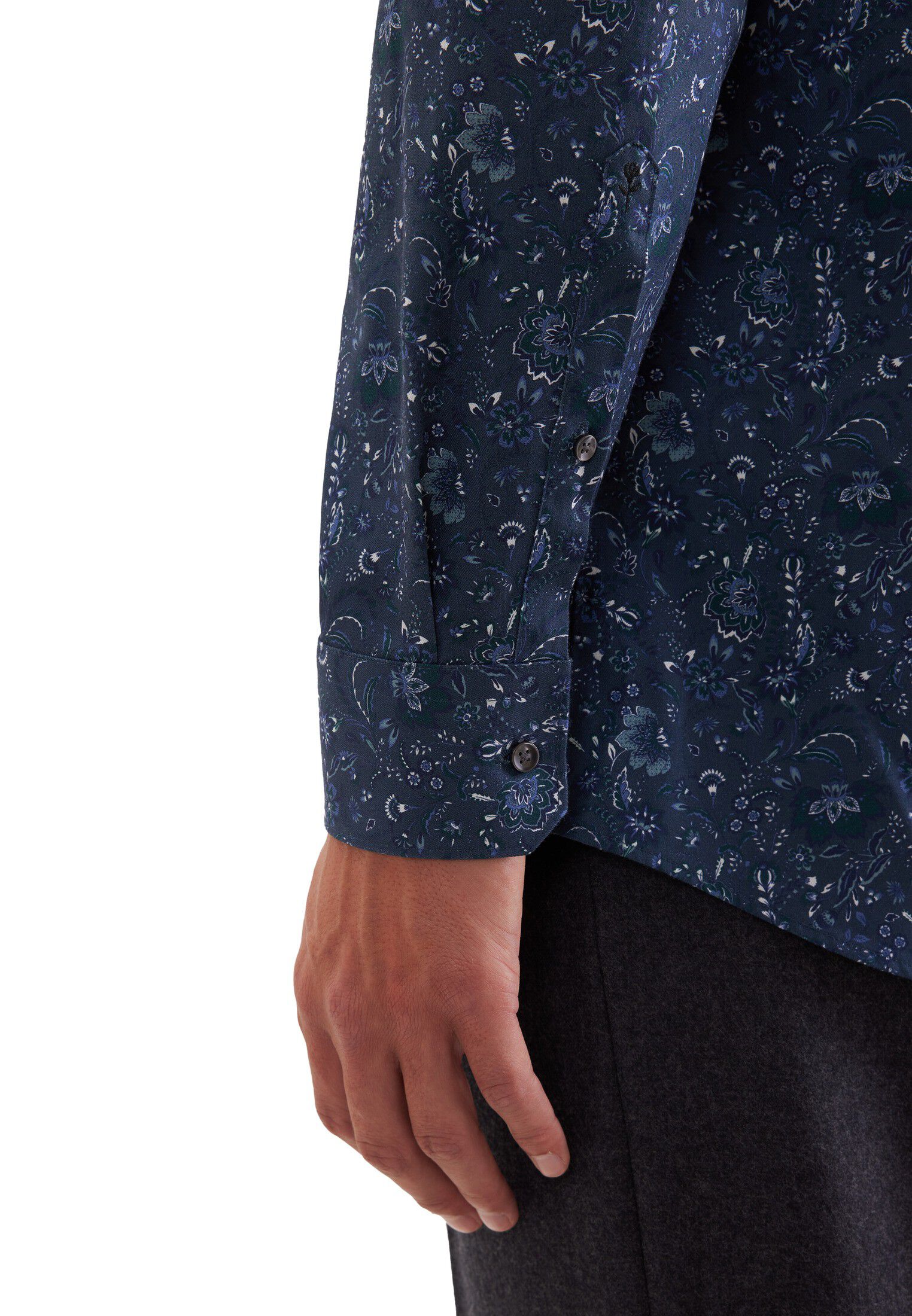 Business shirt Regular 1/1 Kent-Collar Print