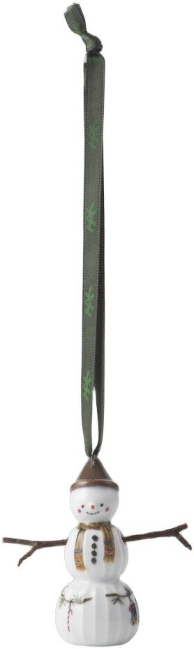 Hammersh&oslash;i Christmas Sn&oslash;gutt hengende H7 hvit m. deko