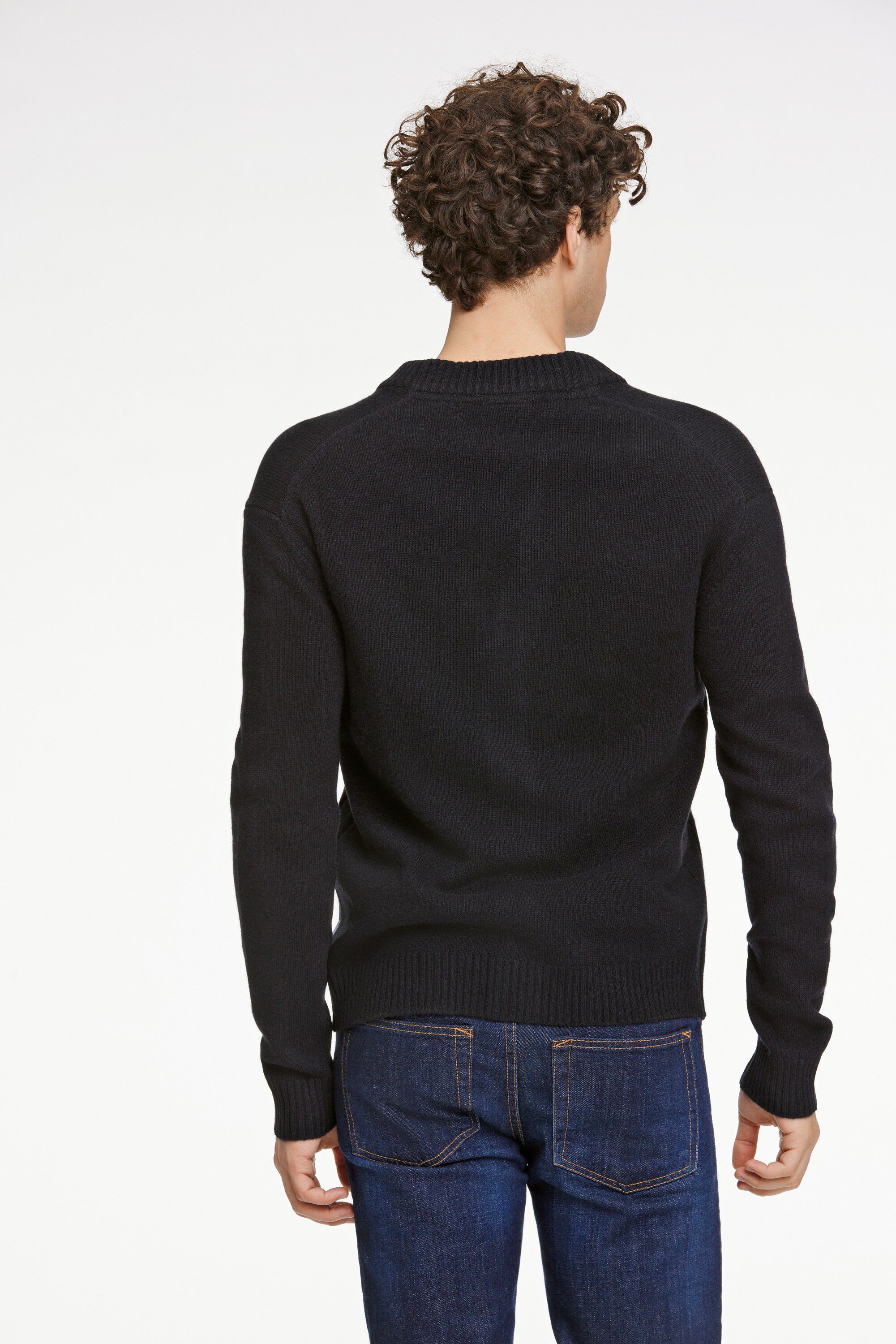 Lambswool button cardigan