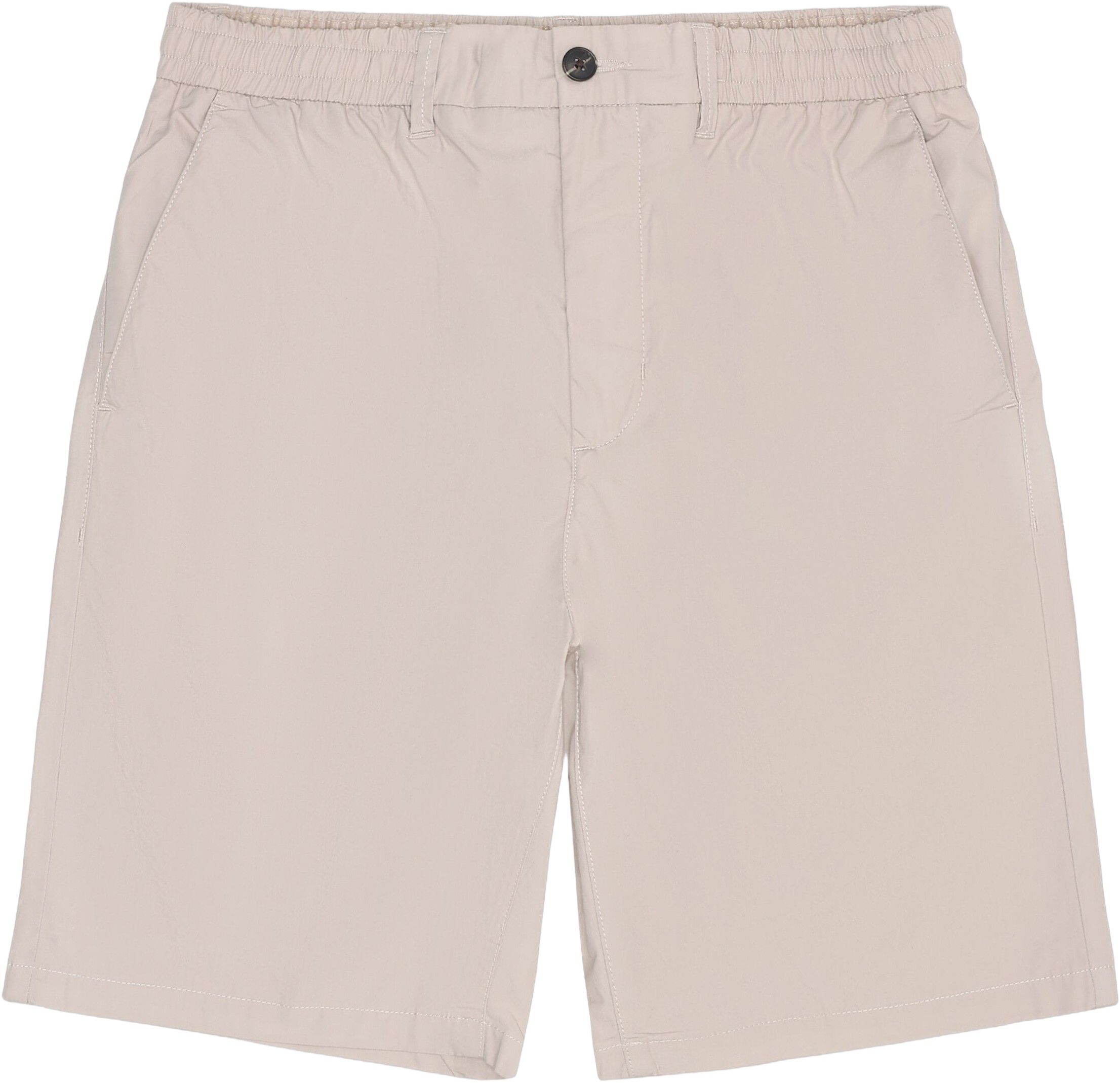 FIG loose poplin elastic waist string shorts - GOTS/Vegan