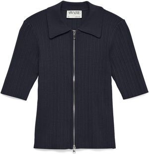 AWHANNA 2/4 ZIP KNIT CARDIGAN
