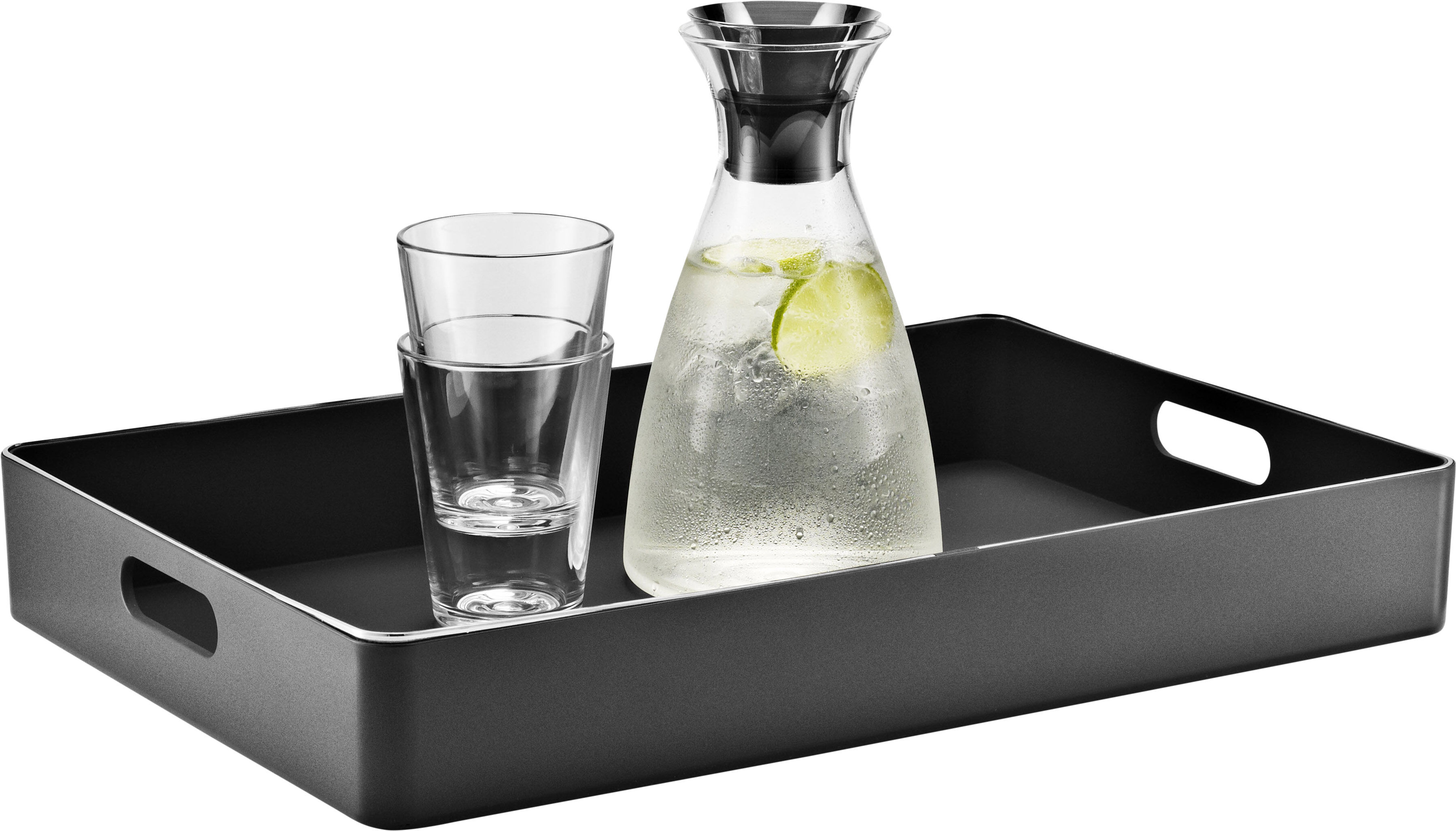 Serveringsbakke black