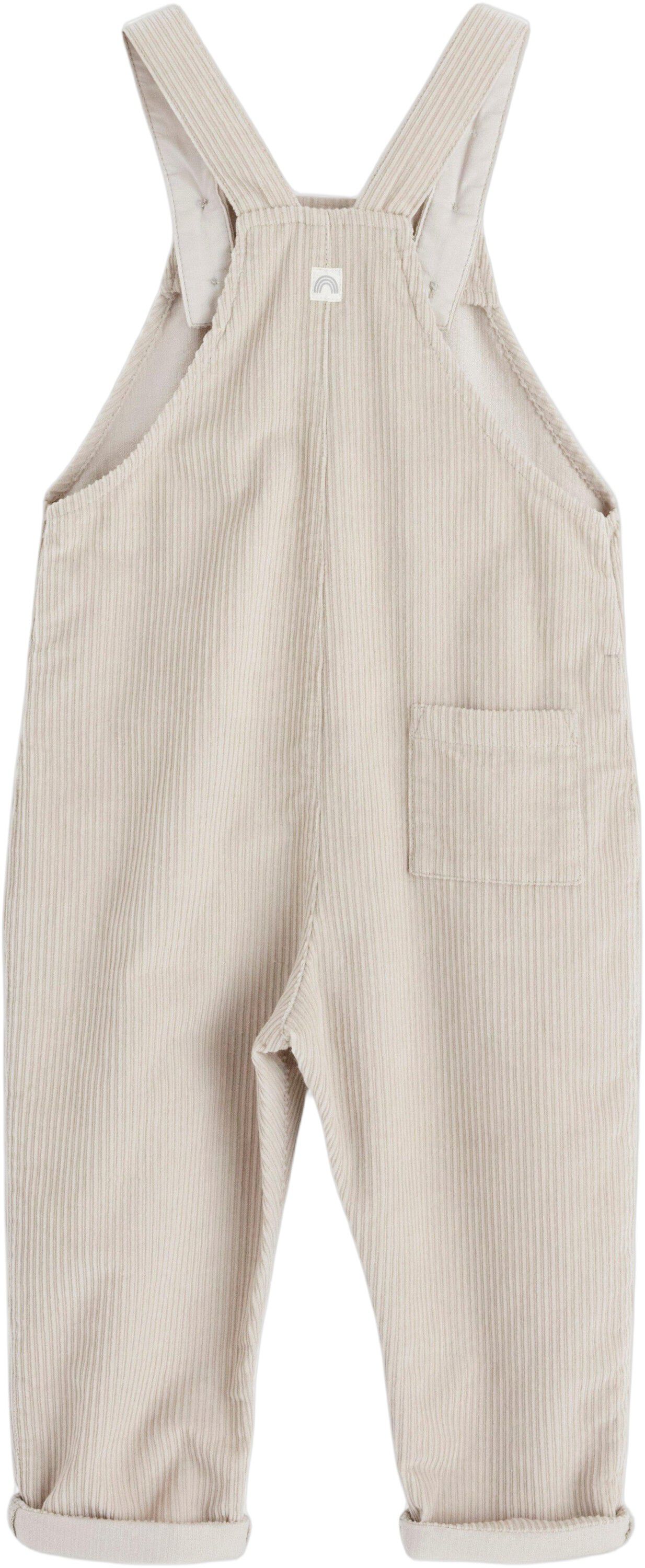 Comfy dungarees made in soft cordur