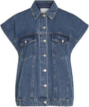 ROUJOLIE OVERSIZED DENIM VEST