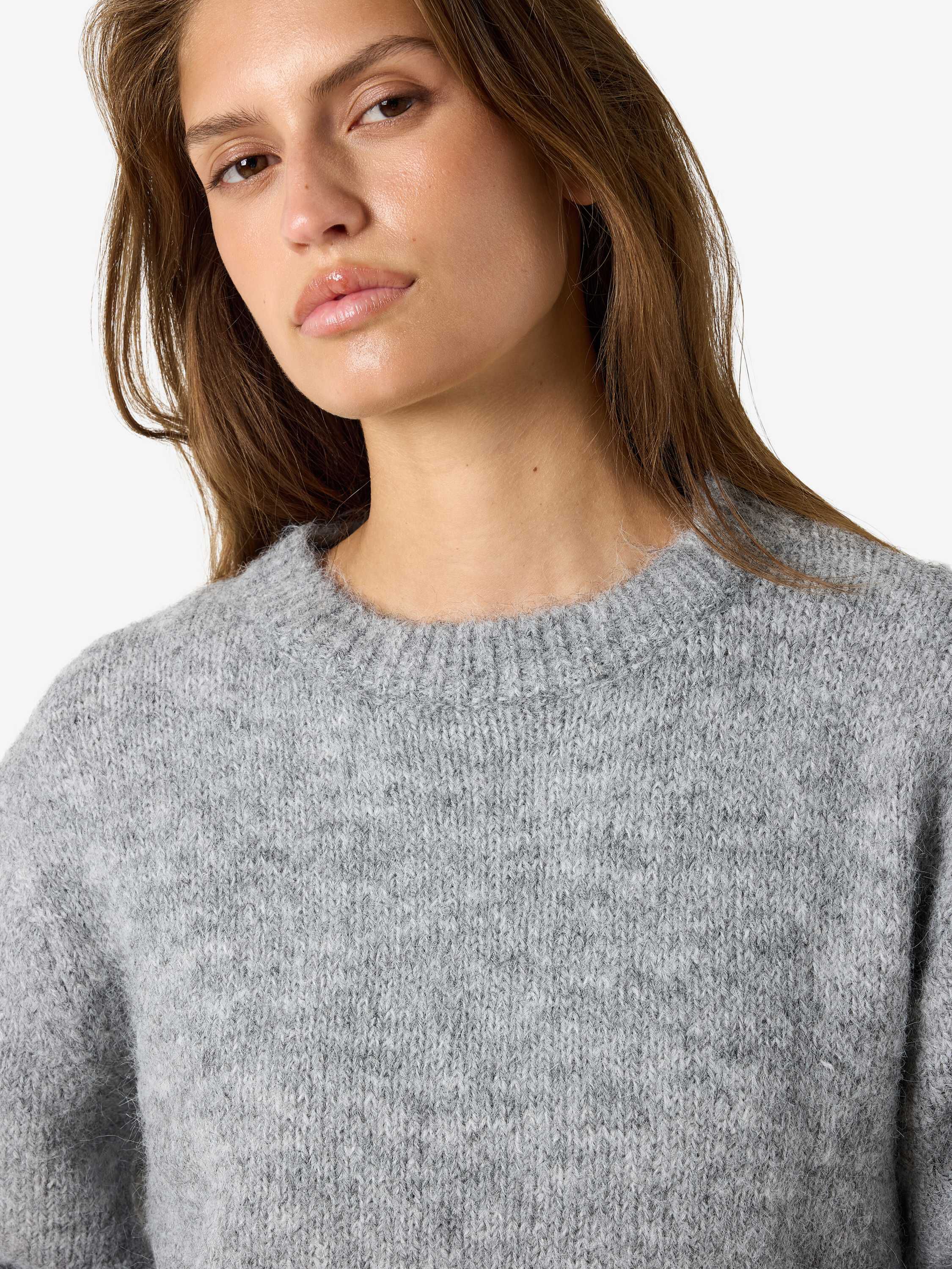 Nmsutton S/S O-hals strikkeknuter