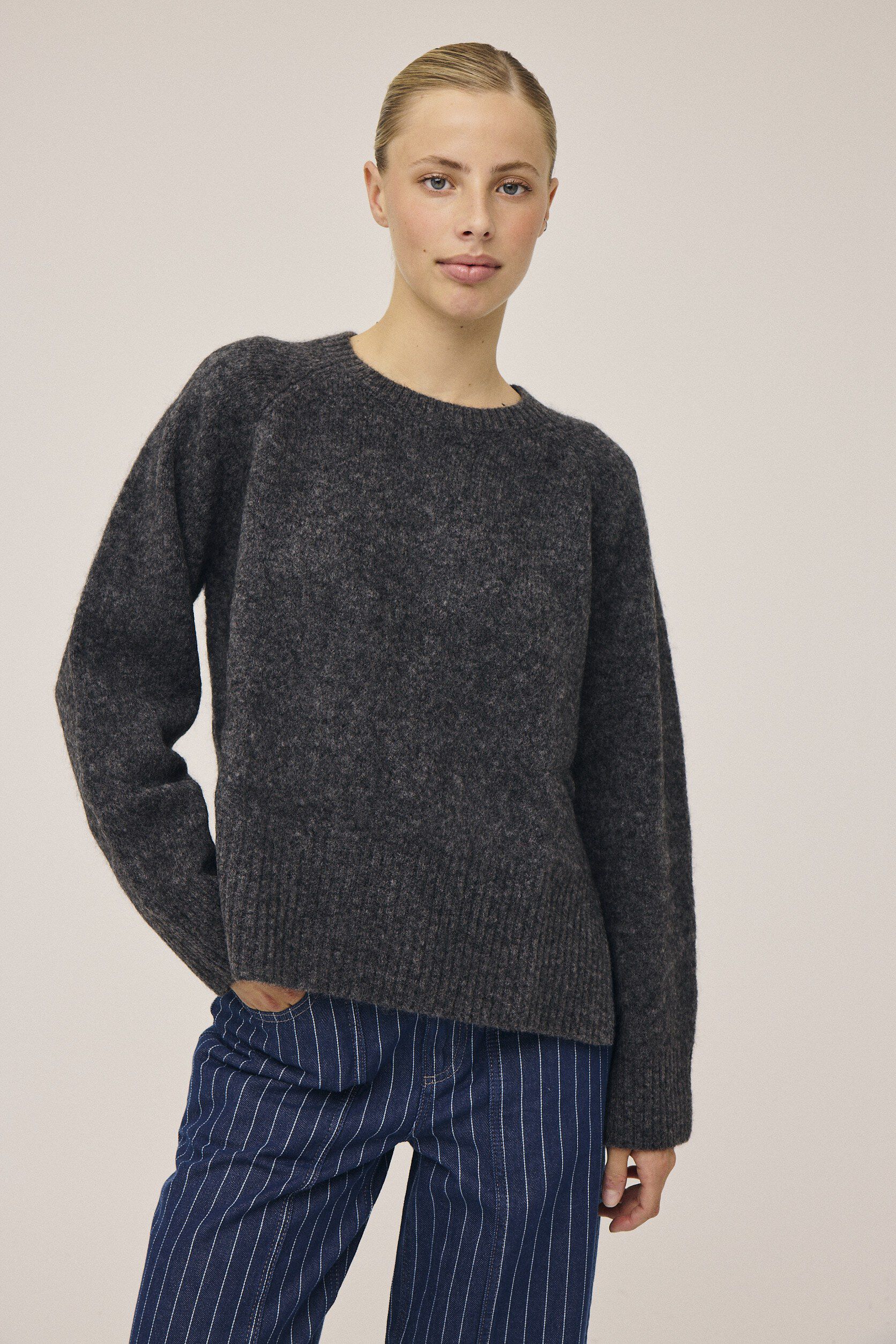 Mai 1 Striksweater - Mohairmix - RWS