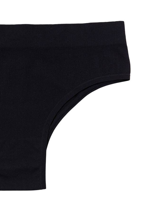 Ribbede truser uten sømmer med høy midje