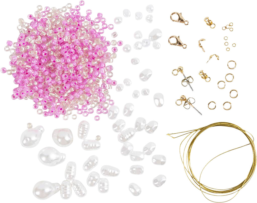 Mini DIY Kit Smykker, Halsk&aelig;der og &oslash;reringe