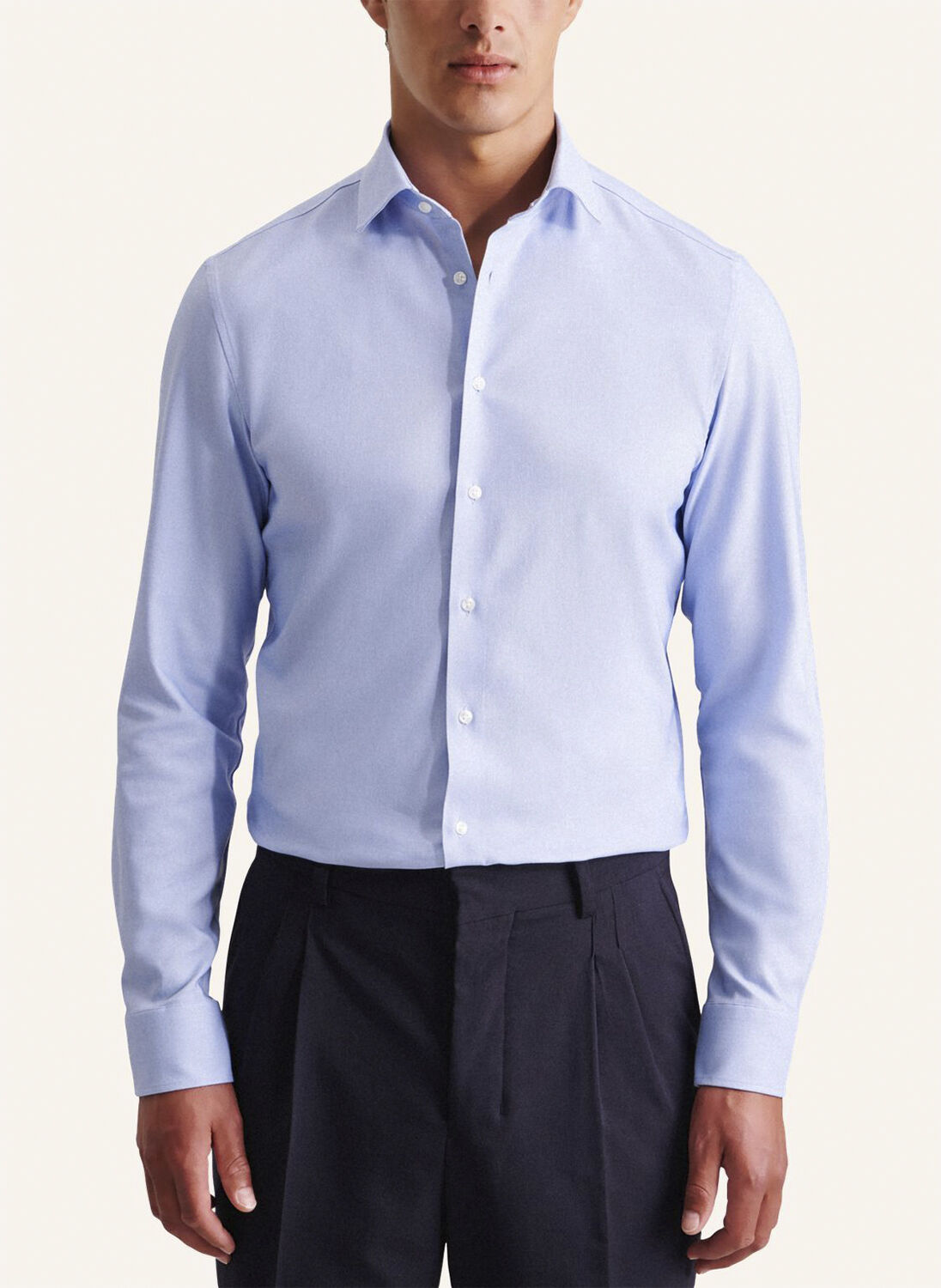 Performance shirt Slim Long sleeve Kent-Collar Uni