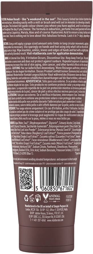 Tinted Tanning Lotion - Medium