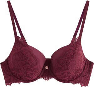 T-shirt-bh med blonde og mesh.