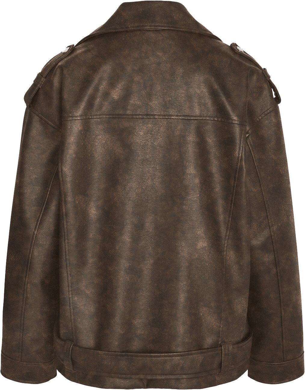 Nmpaulina Distress Pu Biker