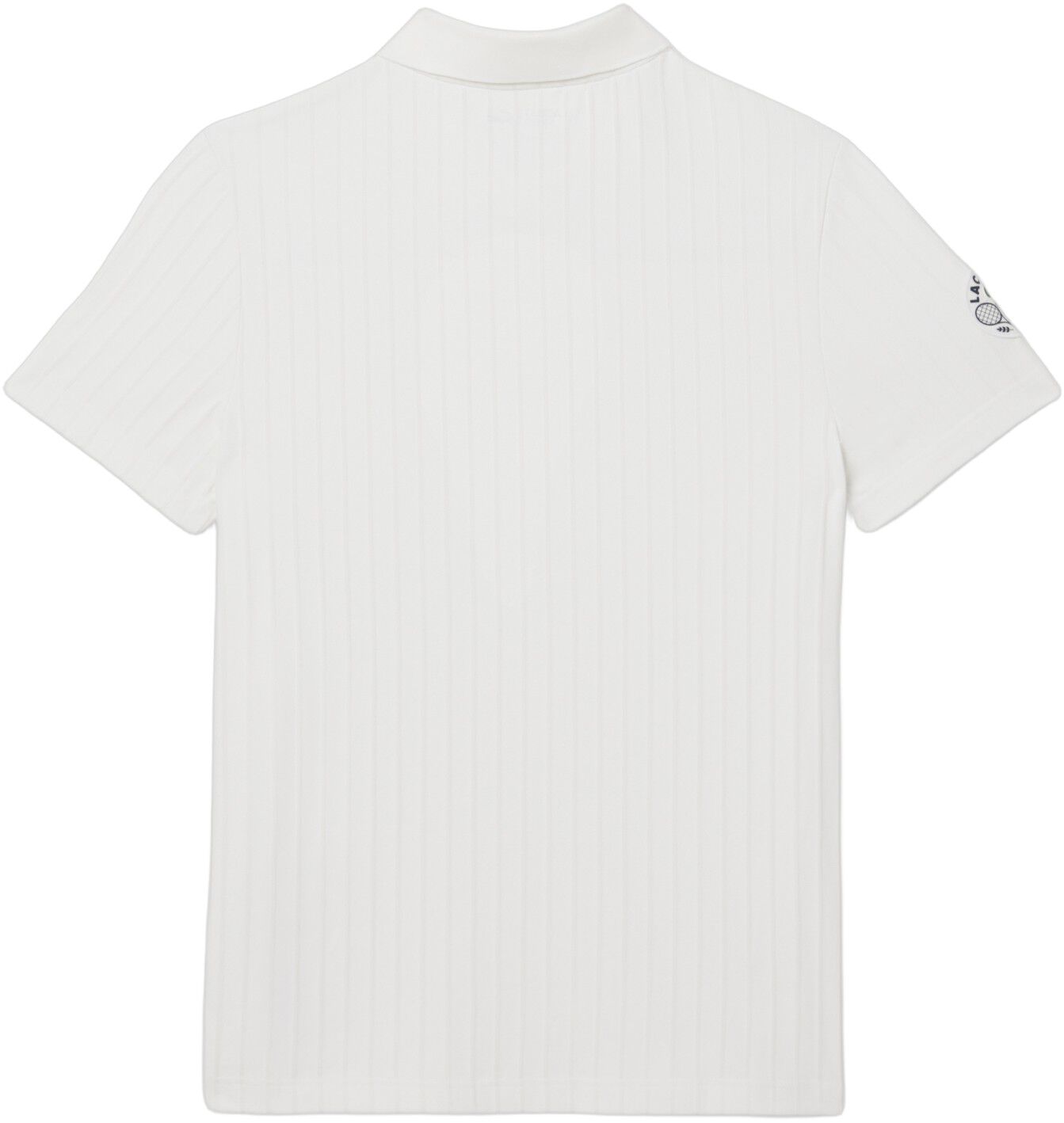 SHORT SLEEVED RIBBED COLLAR SHIRT