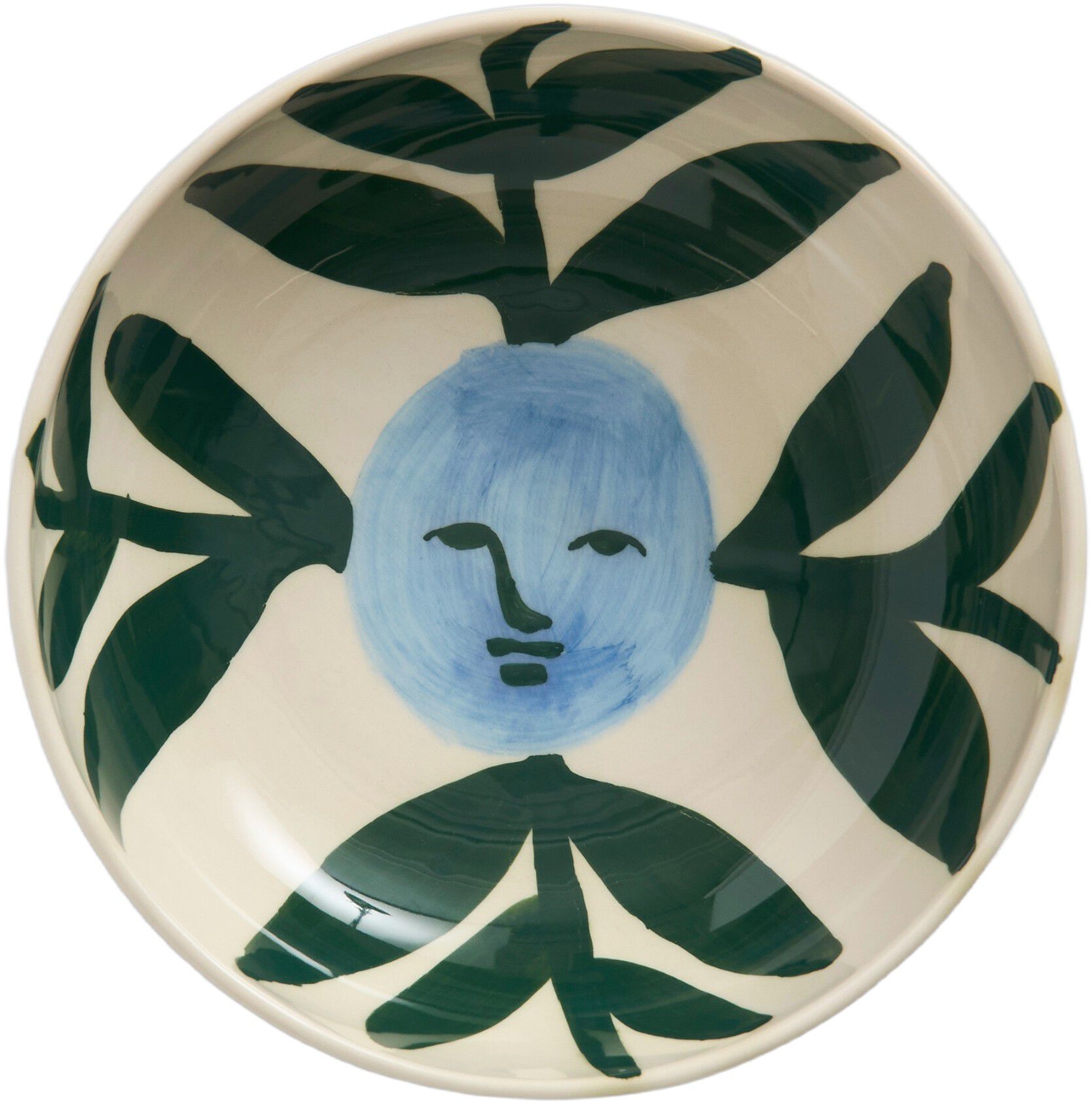 La Pittura Bowl - &Oslash;18 - Moon face vine