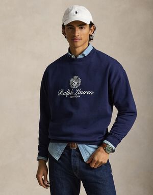 Relaxed Fit Fleece Graphic Sweatshirt