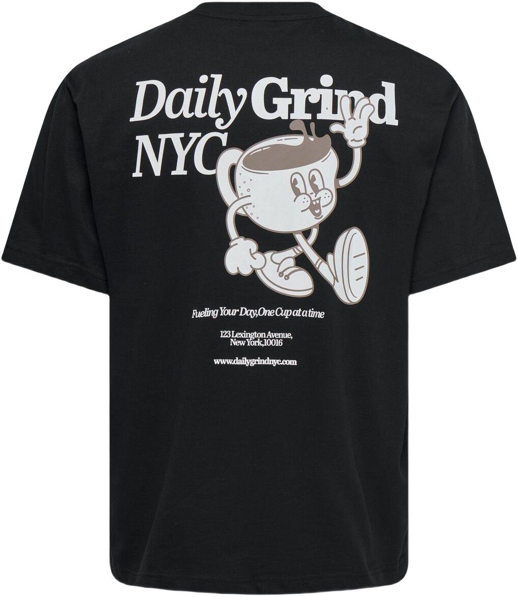 ONSFRED COFFEE CLUB RLX SS TEE