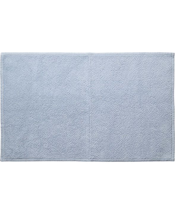 Bathmat stonewashed 50x80 heather GOTS