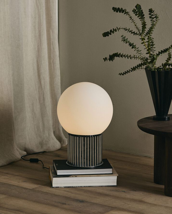 COLL vase, antique finish - brown