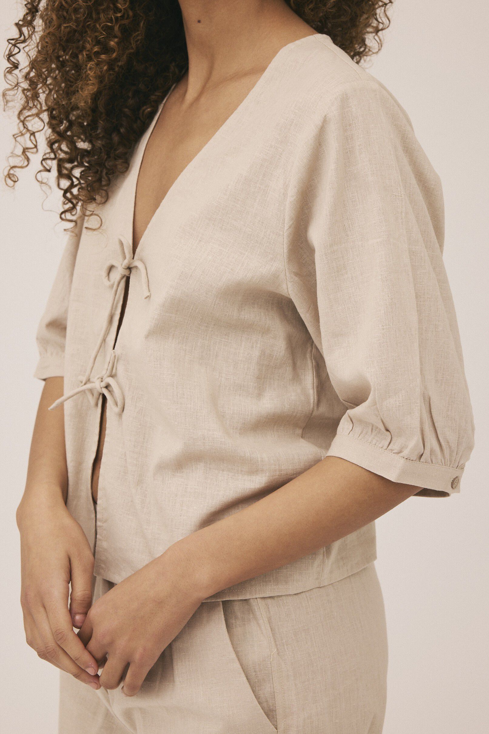 Florence 2S Bluse &ndash; Linblanding