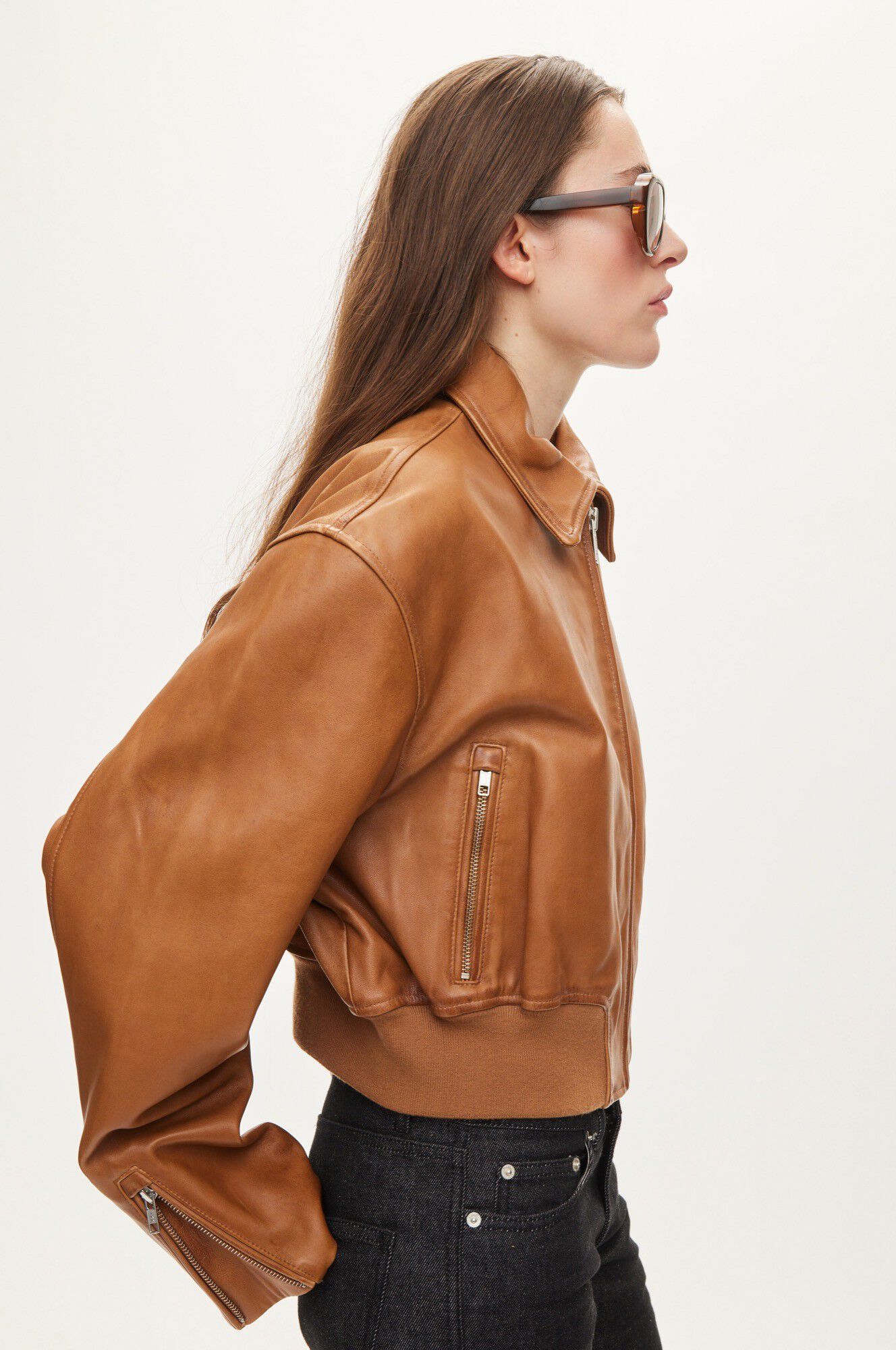 Marilyn Leather bomber