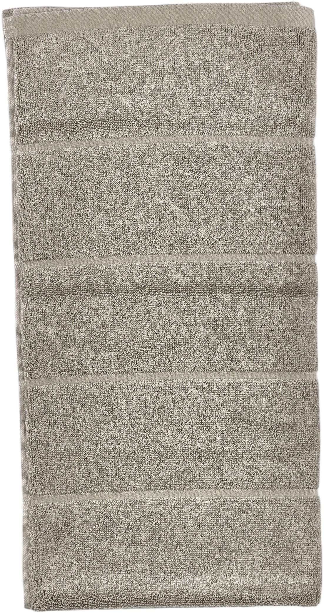 H&aring;ndkle Sauna 50x100 White/Soft Grey/Eucalyptus
