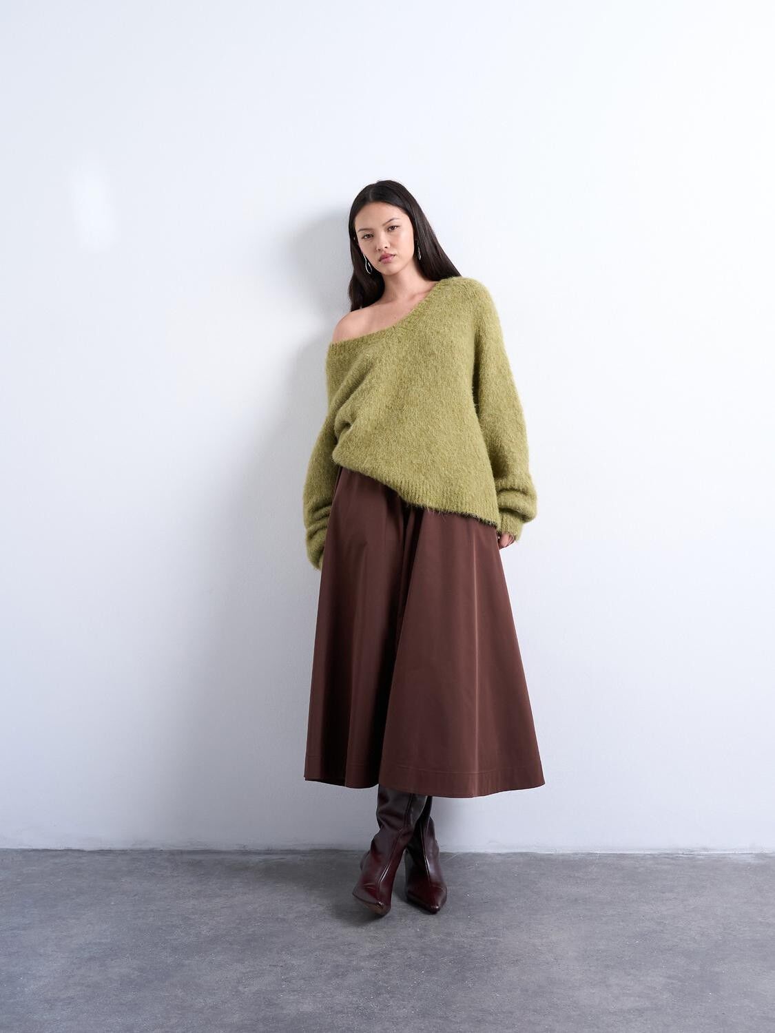 Tsdory Midi Skirt Wvn