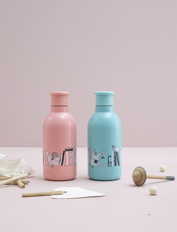 Moomin ABC termoflaske 0.5 l. Moomin turqouise