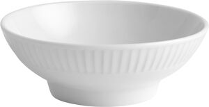 "SkÃ¥l pÃ¥ fot PlissÃ© 12 x 4,5 cm Vit"
