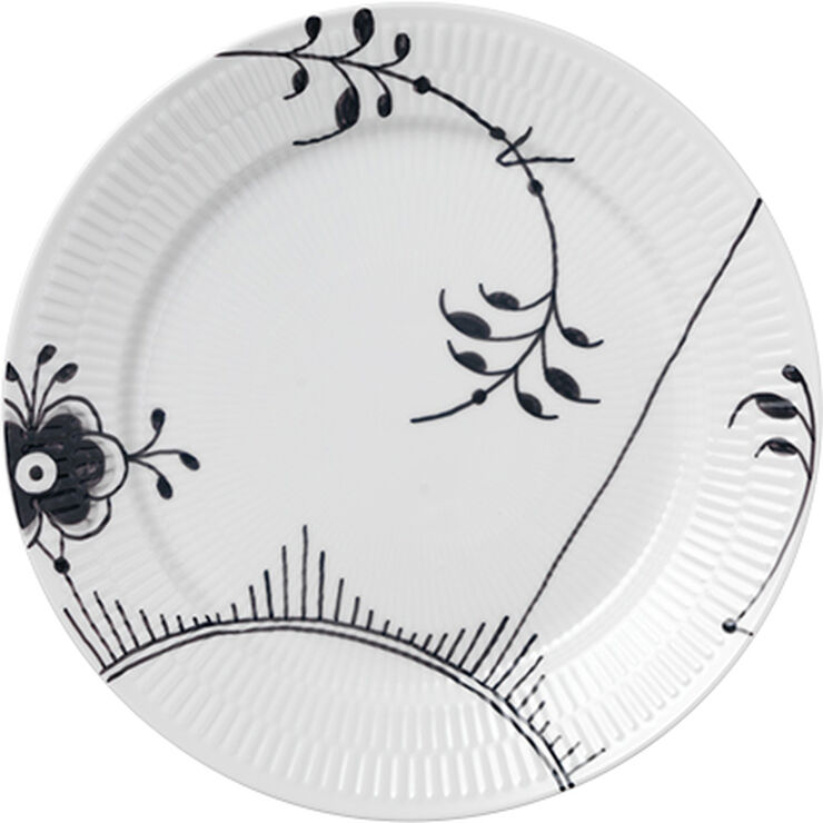 Sort Mega Riflet 27 cm. tallerken