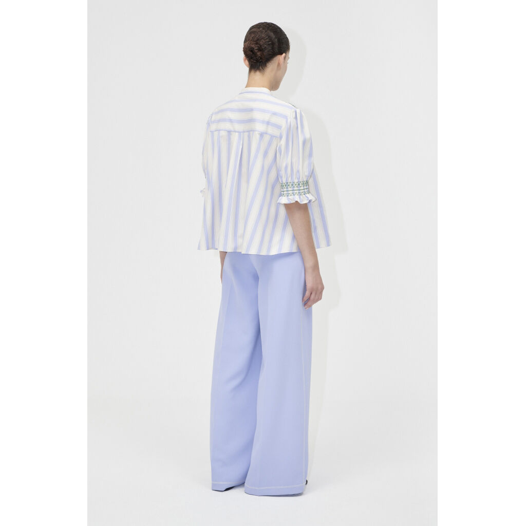 2367 Smocked Cotton, Smocked Gathered Top