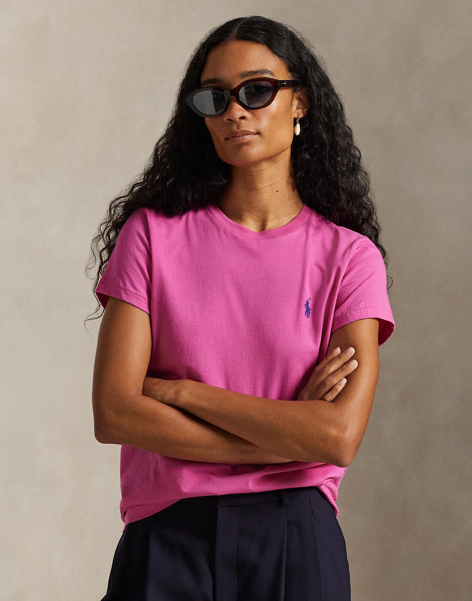 Classic Fit Cotton Jersey Crewneck Tee