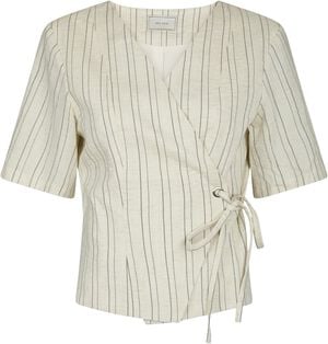 Simmo Stripe Eyelet Blouse