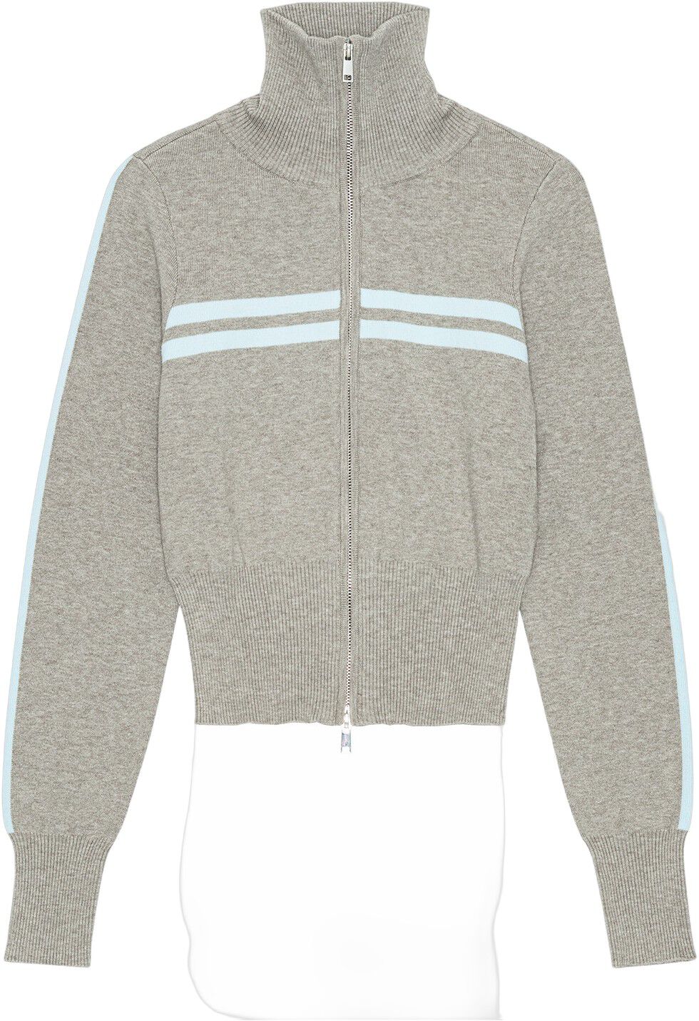 Track Zip Knit Cardigan