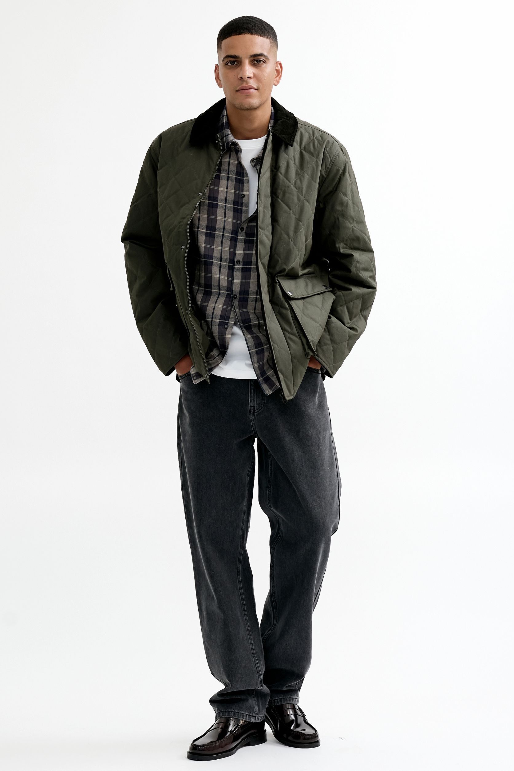 Emerson 4 Coated quiltet jakke - GRS