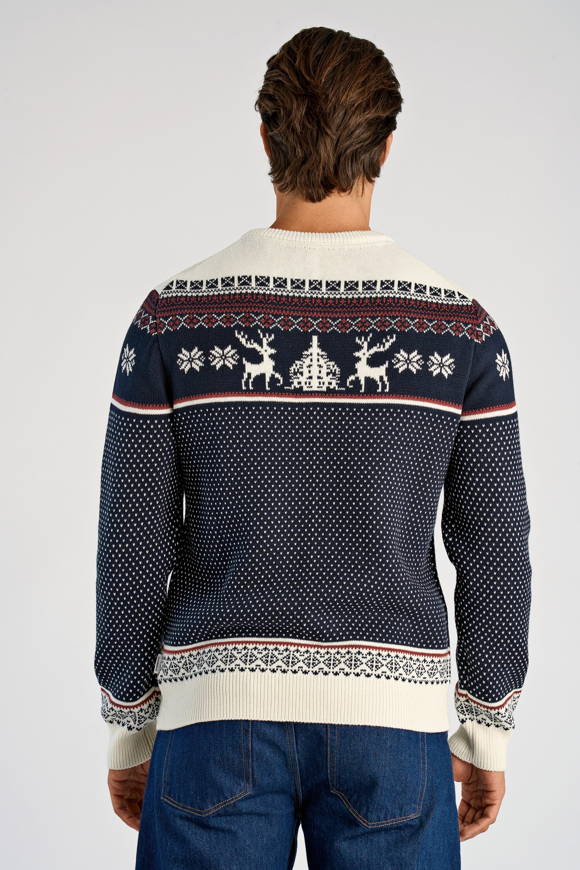Holiday roll-neck knit