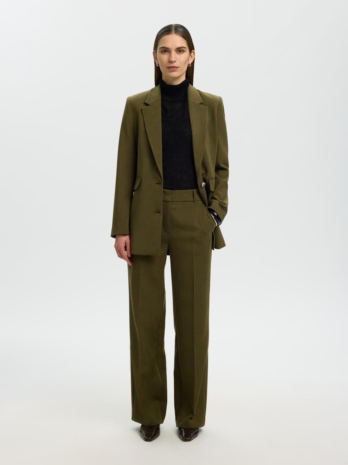 Slwrita Mw Wide Pant Mel Noos