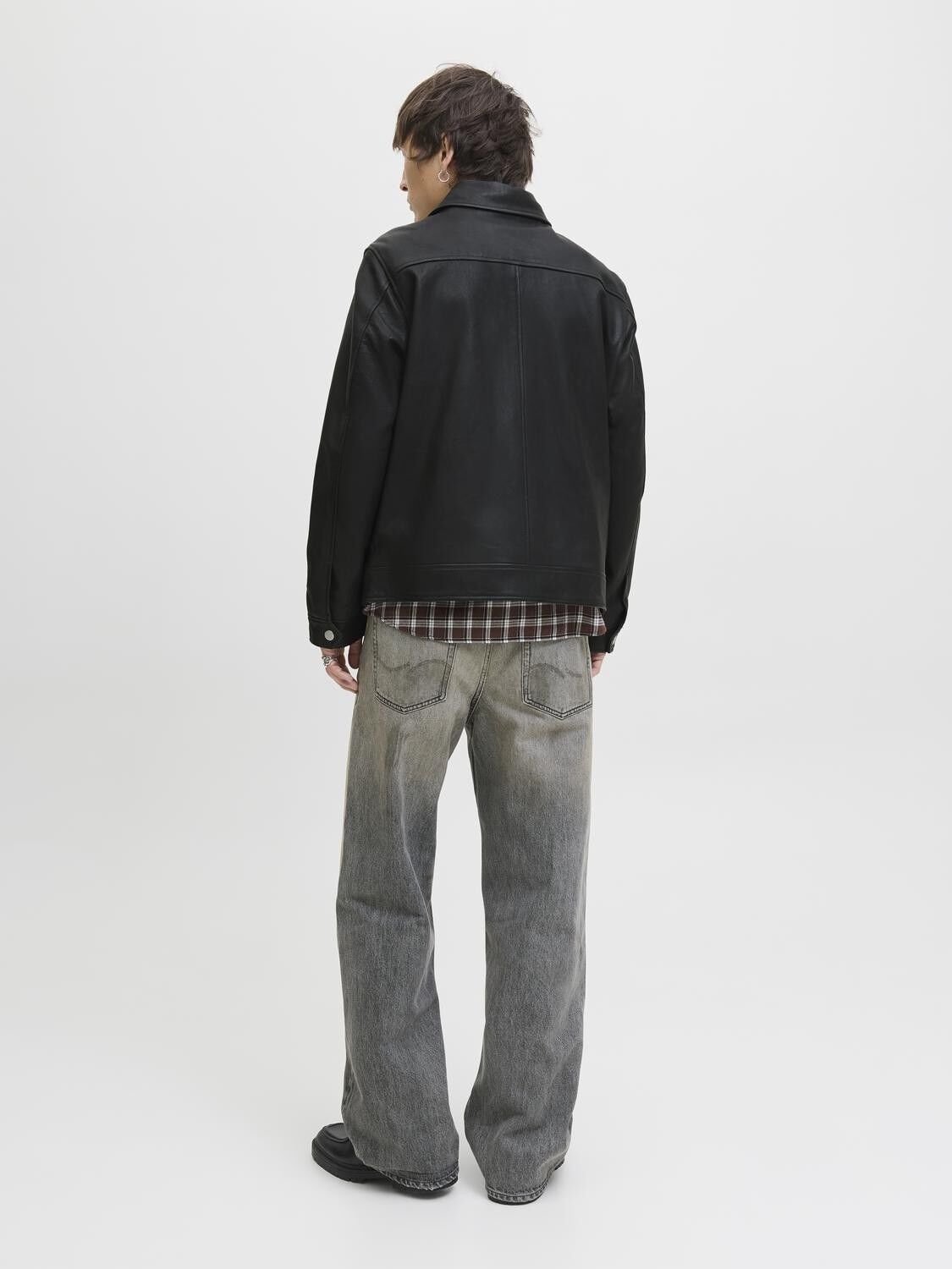 Jjecasablanca Leather Jacket Ln