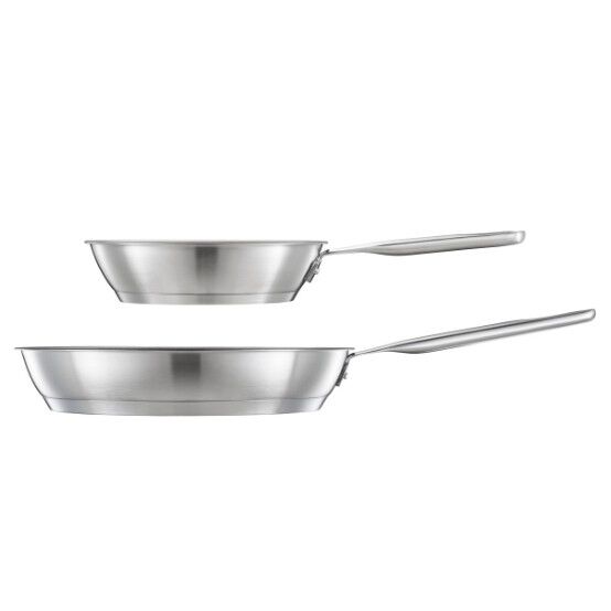 All Steel frying pan set 20+28cm