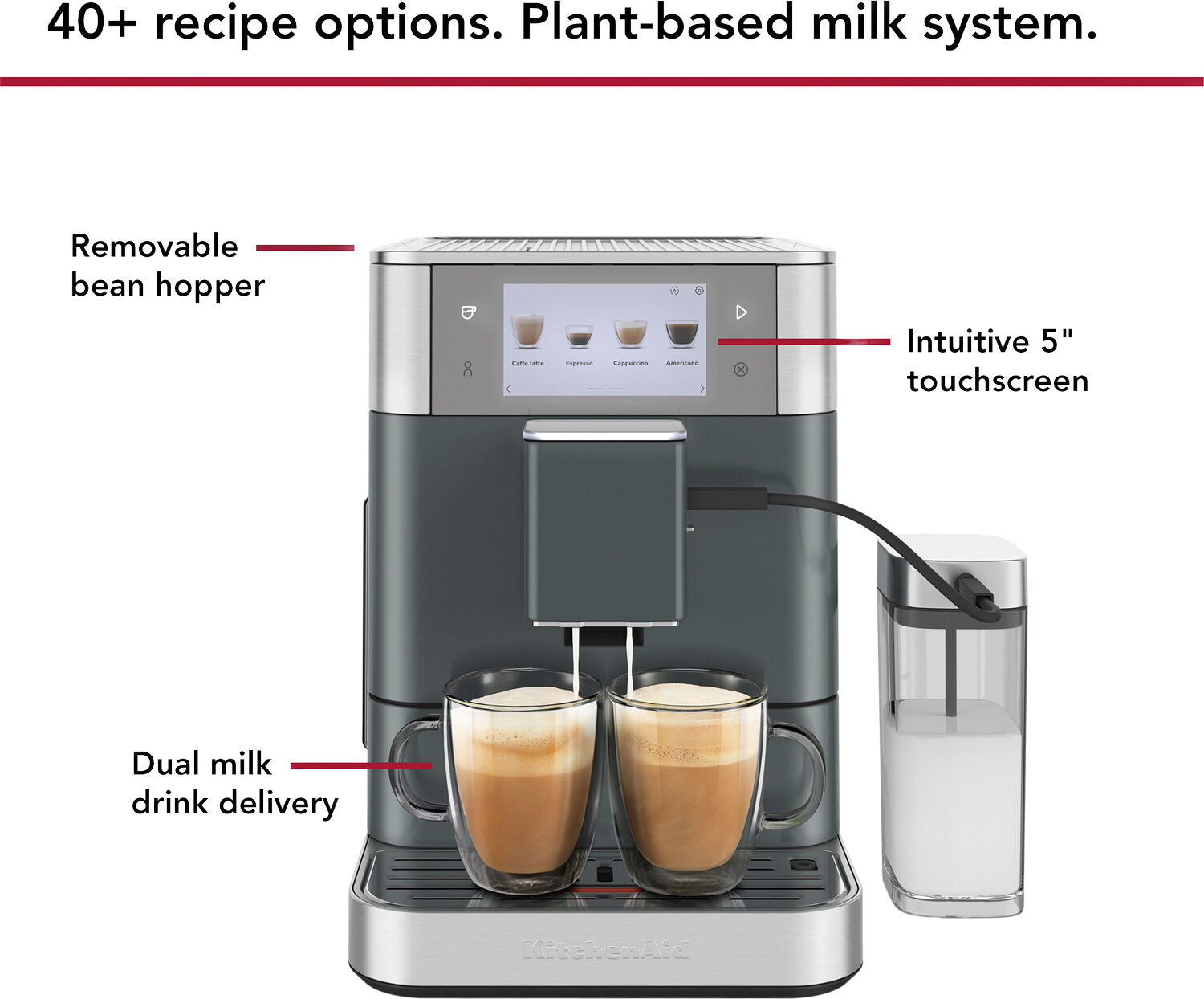 KITCHENAID fuldautomatisk espressomaskin-5KES8558EJP